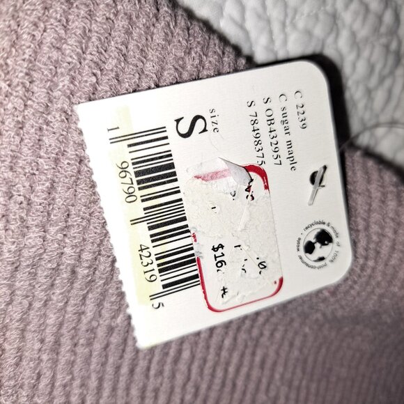 FREE PEOPLE-Ottoman Slouchy Tunic-Sugar Maple-Cotton Blend-Size S-NEW WITH TAG - Picture 5 of 5